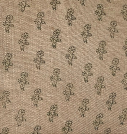 Palash (16) Hand block print on Natural Linen